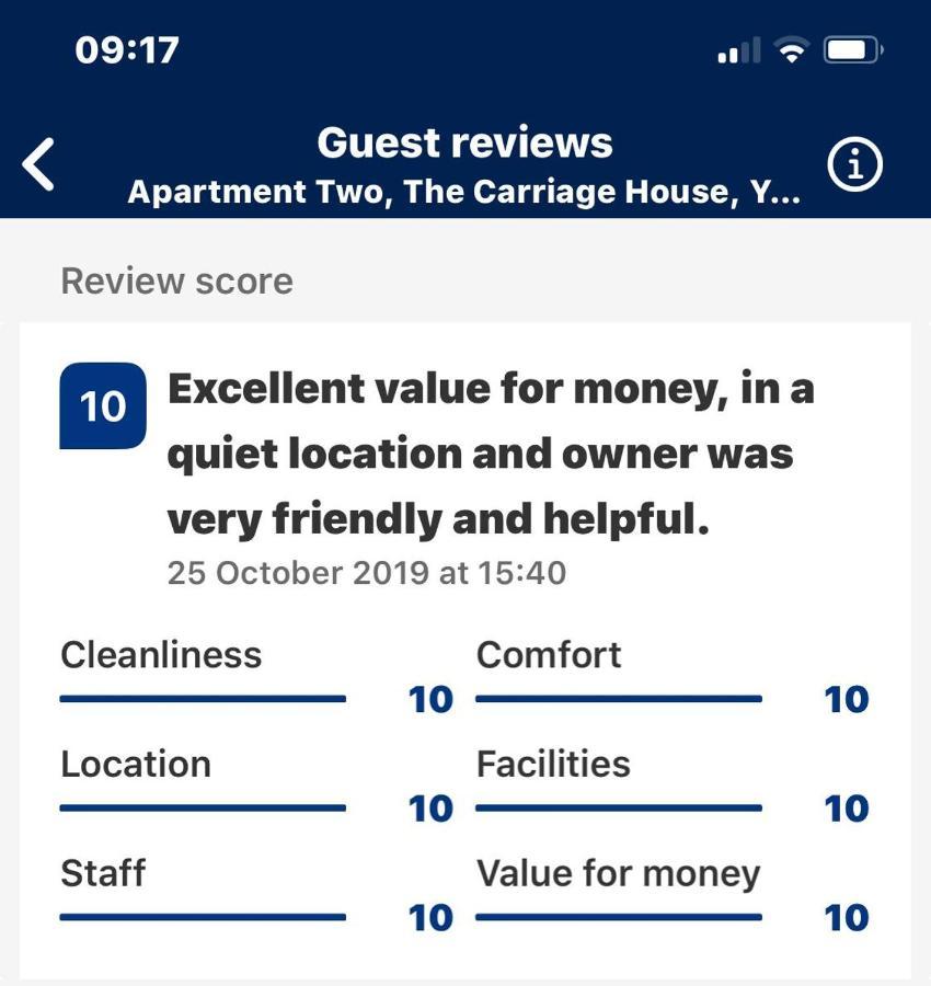 Apartment Two, The Carriage House, Bilbrough, York Eksteriør billede